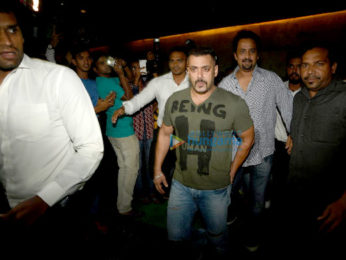 Salman Khan & family snapped at 'Sultan' screening at Lightbox