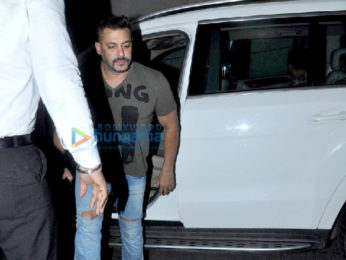 Salman Khan & family snapped at 'Sultan' screening at Lightbox