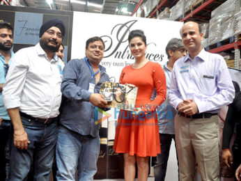 Sunny Leone visit Walmart store to promote her new perfume brand 'Lust'