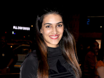 Sushant Singh Rajput & Kriti Sanon depart for Mauritius