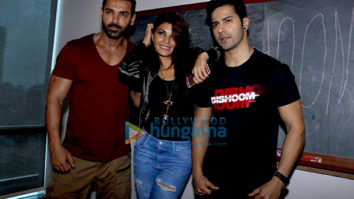 Varun Dhawan, John Abraham & Jacqueline Fernandez grace the ‘Dishoom’ media meet