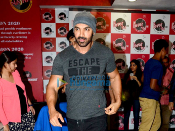 Varun Dhawan & John Abraham promote 'Dishoom' at Fever 104 FM