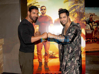 Varun Dhawan & John Abraham snapped promoting 'Dishoom'
