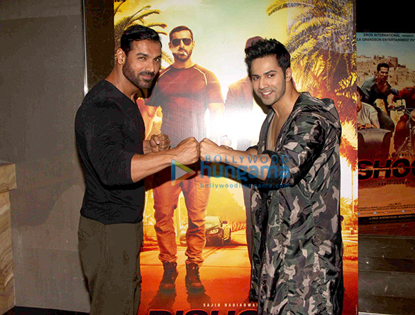 varun johnsnapped promoting dishoom 2
