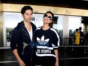 Varun Dhawan & Parineeti Chopra snapped at the airport
