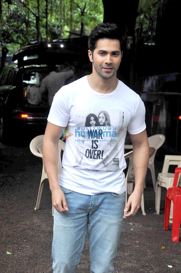 varun snapped at dishoom promotions 5