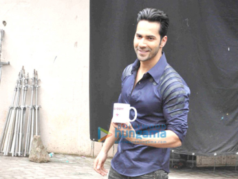 Varun Dhawan snapped during 'Dishoom' promotions