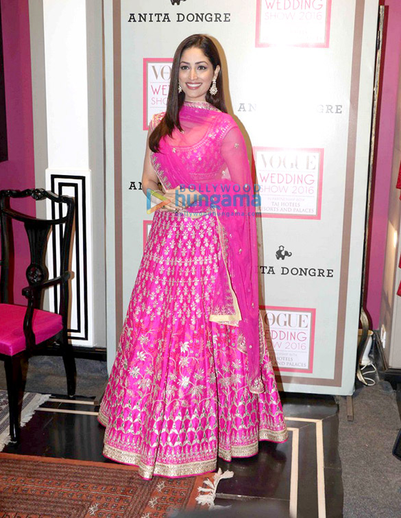 yami gautam anita dongre at vogue wedding show 2016 3