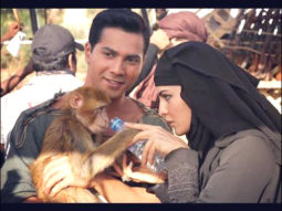 Check out: Jacqueline Fernandez and Varun Dhawan with monkey Coco