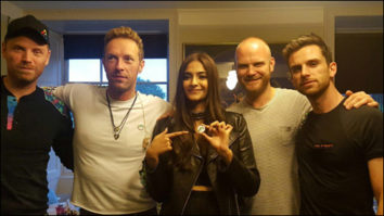Check out: Sonam Kapoor chills with Coldplay band backstage