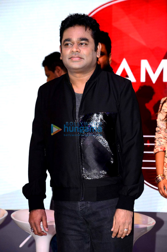 a r rahman salim merchant sulaiman merchant at the launch of qyukis jammin 4