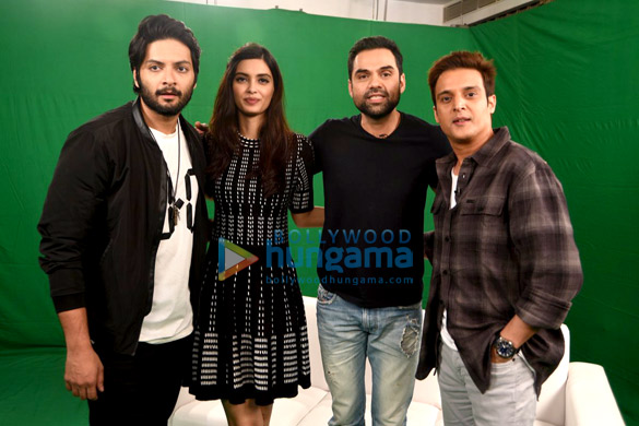 abhay deol diana penty jimmy shergill ali fazal promote happy bhaag jayegi 3