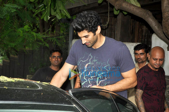 aditya snapped post session at hakims salon 5