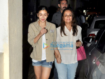 Alia Bhatt & Soni Razdan snapped post a movie screening at PVR