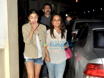 Alia Bhatt & Soni Razdan snapped post a movie screening at PVR