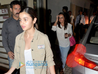 Alia Bhatt & Soni Razdan snapped post a movie screening at PVR