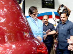 Amitabh Bachchan snapped post Tata Sky’s ad shoot