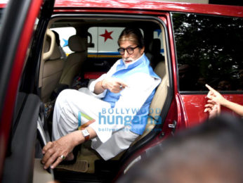 Amitabh Bachchan snapped post Tata Sky's ad shoot