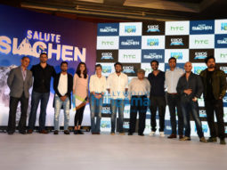 Arjun Rampal, Rannvijay Singh & Arunoday Singh at the announcement of ErosNow’s ‘Salute Siachen’
