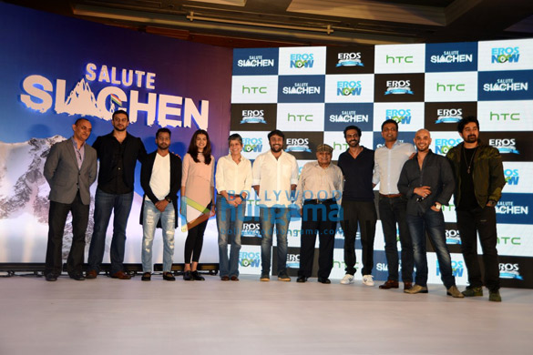 Arjun Rampal, Rannvijay Singh & Arunoday Singh at the announcement of ErosNow’s ‘Salute Siachen’ Arjun Rampal, Rannvijay Singh & Arunoday Singh at the announcement of ErosNow’s ‘Salute Siachen’