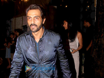 Arjun Rampal snapped post dinner with his family at The Korner House