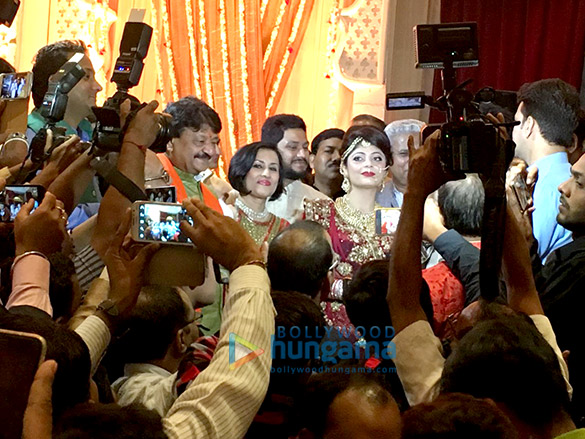 babul supriyos marriage reception 7