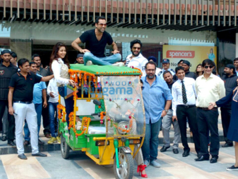 Cast of the film launch the track 'Happy Oye' from the film 'Happy Bhag Jayegi'