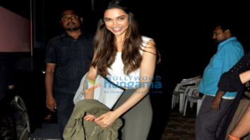 Deepika Padukone & Renuka Shahane snapped at an ad shoot