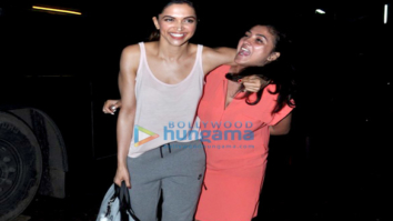 Deepika Padukone snapped post an ad shoot at Mehboob Studio