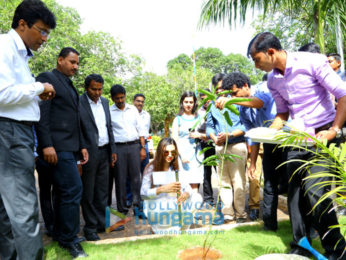 Deepika Padukone visits Wrigley's factory in Bangalore