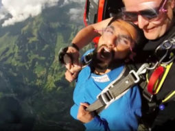 Watch: Ranveer Singh goes skydiving in Switzerland