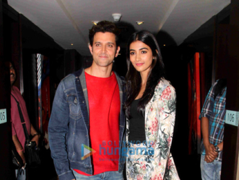 Hrithik Roshan & Pooja Hegde at 'Mohenjo Daro' promotions