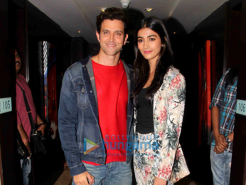 Hrithik Roshan & Pooja Hegde at 'Mohenjo Daro' promotions