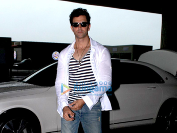 Hrithik Roshan & Pooja Hegde leave for Hyderabad to promote 'Mohenjo Daro'