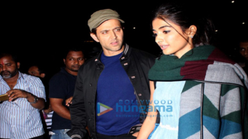 Hrithik Roshan & Pooja Hegde return from Delhi promotions of ‘Mohenjo Daro’