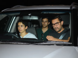 Aamir Khan dines out with ‘Dangal’ girls at a restaurant in Bandra