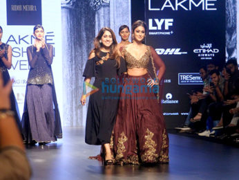 Ileana DCruz walks for Riddhi Mehra at Lakme Fashion Week 2016