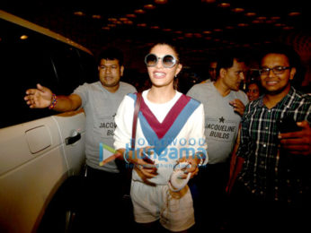 Jacqueline Fernandez departs with her best friend to Paris for birthday celebrations