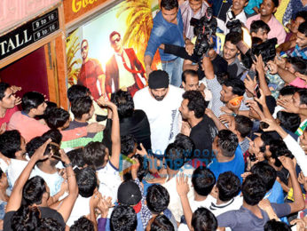 John Abraham visits Gaiety Galaxy theatre to promote his film 'Dishoom'