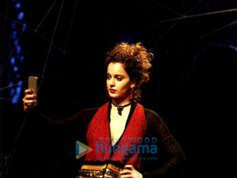 Kangna Ranaut walks the ramp at Lakme Fashion Week 2016 for Tarun Tahiliani