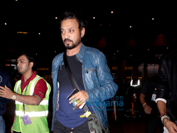 Karan Singh Grove, Bipasha Basu & Irrfan Khan snapped at the international airport