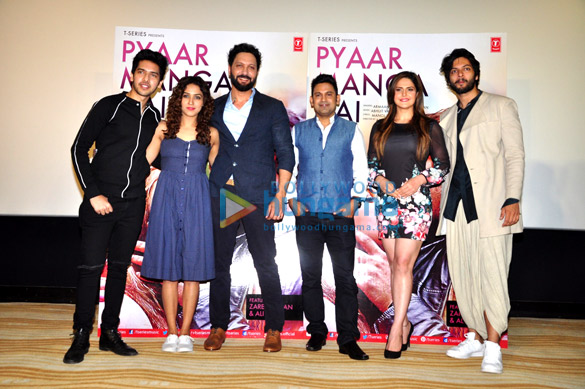 launch of t series single pyaar manga hai featuring zareen khan ali fazal 1