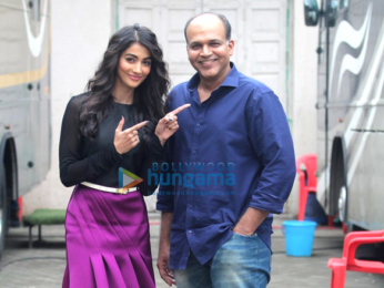 Pooja Hegde & Ashutosh Gowariker snapped at 'Mohenjo Daro' promotions