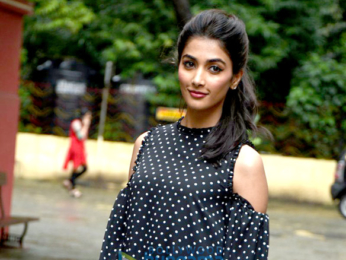 Pooja Hegde snapped at 'Mohenjo Daro' promotions