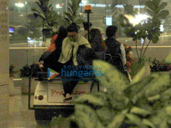First images of Rani Mukerji with her baby Adira at the airport