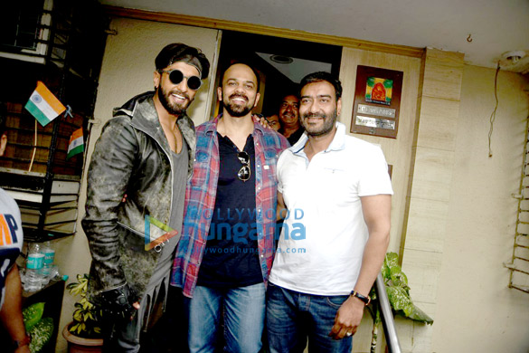 ranveer rohit visit ajay at his office 3