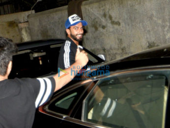 Ranveer Singh snapped post his meeting with Sanjay Leela Bhansali