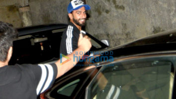 Ranveer Singh snapped post his meeting with Sanjay Leela Bhansali