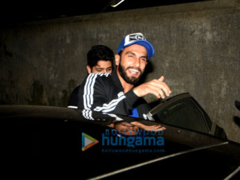 Ranveer Singh snapped post his meeting with Sanjay Leela Bhansali