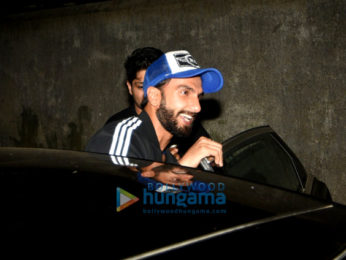 Ranveer Singh snapped post his meeting with Sanjay Leela Bhansali